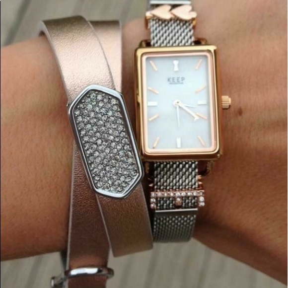 KEEP Collective Geo Bar - Pave Silver - Picture 12 of 12